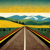 A Cheerful Drive Poster Print - Screendoor