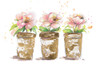 Three Pots Poster Print - Patricia Pinto