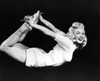 Model And Columbia Starlet Marilyn Monroe, Working Out, Ca. 1948 Poster Print