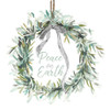Peace on Earth Wreath Poster Print - Patricia Pinto