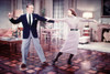 Silk Stockings, From Left: Fred Astaire, Cyd Charisse, 1957, Sks 010, Photo By: Everett Collection Poster Print