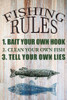 Fishing Rules Poster Print - Kimberly Allen # VARPDXKARC2320A1