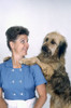 Brady Bunch, Ann B. Davis With 'Tiger' The Dog,, 1969-74. Photo: Ivan Nagy Poster Print