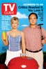 According To Jim, Courtney Thorne-Smith, Jim Belushi, Tv Guide Cover, July 19-25, 2003. Tv Guide/Courtesy Everett Collection Poster Print