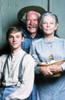 The Waltons, From Left: Richard Thomas, Will Geer, Ellen Corby,, 1971-1981. Ph: Zimmerman / Tv Guide /� Cbs / Courtesy Everett Collection Poster Print