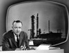 Cbs Evening News With Walter Cronkite, Walter Cronkite Covering Gemini 6, 1962-81 Poster Print