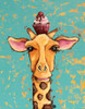 Giraffe With Cherry on Top Poster Print - Lucia Stewart # VARPDXS1986D