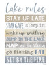 Lake Rules Poster Print - Marla Rae # VARPDXMAZ5835