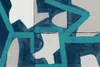 Mid Blue Shapes I Poster Print - Cartissi # VARPDXWZ557A