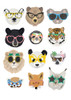 Big Cats In Fancy Glasses Poster Print - Hanna Melin # VARPDXM1831D