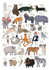 ABC Party Animal Poster Print - Hanna Melin # VARPDXM1830D