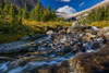 Lunch Creek with Pollock Mountain in Glacier National Park-Montana-USA Poster Print - Chuck Haney # VARPDXUS27CHA5008