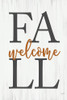 Welcome Fall Poster Print - Lux + Me Designs # VARPDXLUX671