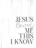 Jesus Loves Me Poster Print - Lux + Me Designs # VARPDXLUX638