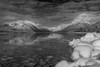 Mountains reflect in wintry Lake McDonald in Glacier National Park-Montana-USA Poster Print - Chuck Haney # VARPDXUS27CHA4899