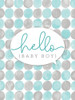 Hello Baby Boy Poster Print - Mollie B. # VARPDXMOL2486