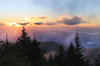 Foggy Mountain Sunrise Poster Print - Lori Deiter # VARPDXLD3015