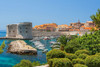View of boats in Old Port-Dubrovnik-Dalmatian Coast-Adriatic Sea-Croatia-Eastern Europe Poster Print - Tom Haseltine # VARPDXEU32THA0080