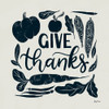 Harvest Lettering II Blue Poster Print - Becky Thorns # VARPDX75122