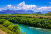 River view from the Upper Clutha River Track-Central Otago-South Island-New Zealand Poster Print - Russ Bishop # VARPDXAU03RBS0305