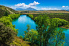River view from the Upper Clutha River Track-Central Otago-South Island-New Zealand Poster Print - Russ Bishop # VARPDXAU03RBS0299