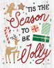 Reindeer Holiday III Shiplap Poster Print - Laura Marshall # VARPDX75796