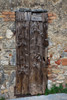 Italy-Tuscany-Monteriggioni Old doorway in the walled town of Monteriggioni Poster Print - Julie Eggers # VARPDXEU16JEG1167