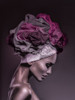 Woman in Thought, Magenta Poster Print - Incado # VARPDXIN32972