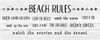 Rules of the Beach Poster Print - Natalie Carpentieri # VARPDX45335