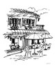Cafe Sketch I Poster Print - Anne Tavoletti # VARPDX70884
