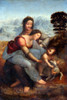 The Virgin and Child with Saint Anne Poster Print - Leonardo da Vinci # VARPDX64136