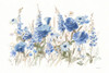 Wildflowers in Bloom I Blue Poster Print - Danhui Nai # VARPDX74499