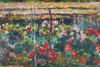 Peony Garden 1887 Poster Print - Claude Monet # VARPDX67194