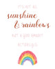 Sunshine and Rainbows Poster Print - Amanda Murray # VARPDX44225