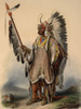 A Mandan Indian Chief Poster Print - Karl Bodmer # VARPDX66262