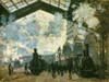 La Gare St-Lazare 1877 Poster Print - Claude Monet # VARPDX67032