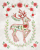 Christmas Folk Reindeer Poster Print - Tava Studios # VARPDX47077