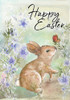 Sweet Bunny and Butterfly Poster Print - Diannart # VARPDX17844B