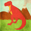 Dinosaur Land I Poster Print - SD Graphics Studio # VARPDX10370C