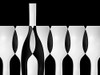 Spoons Abstract: Bottles Glasses Candles II Poster Print - Jacqueline Hammer # VARPDX1033566
