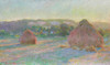 Wheatstacks by Claude Monet Poster Print - Claude Monet