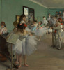 The Dance Class by Edgar Degas Poster Print - Edgar Degas
