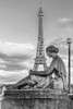 Female Statue Eiffel Tower Poster Print - Richard Silver - Item # VARPDX86190