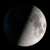 Lunar First Quarter Poster Print - NASA (12 x 12)
