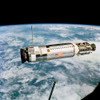 The Agena Target Docking Vehicle as seen from the Gemini-12 spacecraft Poster Print - NASA (24 x 24)
