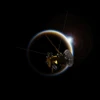 Artist Impression of Cassini Spacecraft Poster Print - NASA (12 x 12)