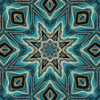 Gold Teal Tile IV Poster Print - Andrea Haase # VARPDX82526