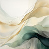 Abstract Green Splash I Poster Print - Irena Orlov (12 x 12)