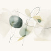 Watercolor Abstract Organic Shapes II Poster Print - Irena Orlov (12 x 12)