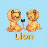 Cute Baby Lions Poster Print - Tina Lavoie (12 x 12)